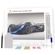 Load image into Gallery viewer, Black Sport Car DIY Diamond Painting