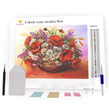 Load image into Gallery viewer, Bouquet Of Field Flowers DIY Diamond Painting