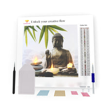 Load image into Gallery viewer, Buddha And The Candles DIY Diamond Painting