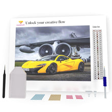 Load image into Gallery viewer, Car And The Plane DIY Diamond Painting