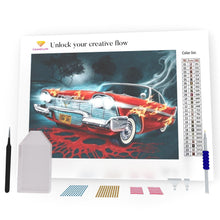 Load image into Gallery viewer, Car In The Fire DIY Diamond Painting