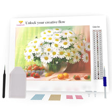 Load image into Gallery viewer, Daisy Flowers Bouquet DIY Diamond Painting
