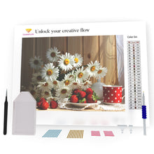 Load image into Gallery viewer, Flowers And Strawberry DIY Diamond Painting