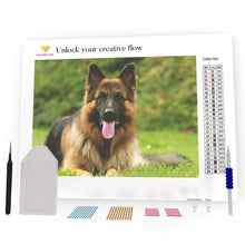 Load image into Gallery viewer, German Shepherd DIY Diamond Painting