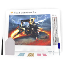 Load image into Gallery viewer, Ghost Rider DIY Diamond Painting