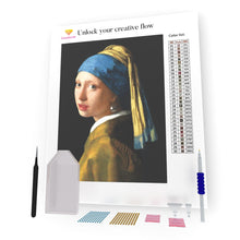 Load image into Gallery viewer, Girl With Pearl Necklace DIY Diamond Painting
