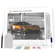 Load image into Gallery viewer, Golden Aston Martin DIY Diamond Painting