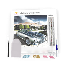 Load image into Gallery viewer, Grey Car Near The House DIY Diamond Painting