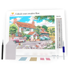 Load image into Gallery viewer, House And Car DIY Diamond Painting