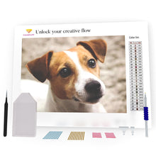 Load image into Gallery viewer, Jack Russell Terrier DIY Diamond Painting