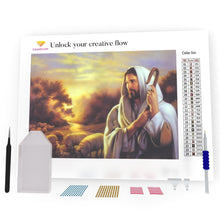 Load image into Gallery viewer, Jesus And Sheep DIY Diamond Painting