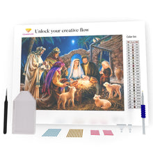 Load image into Gallery viewer, Jesus Birth DIY Diamond Painting