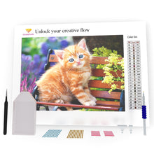 Load image into Gallery viewer, Kitten DIY Diamond Painting