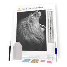 Load image into Gallery viewer, Lion Roars DIY Diamond Painting