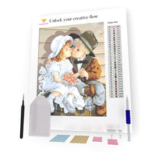 Load image into Gallery viewer, Little Girl And Little Boy DIY Diamond Painting