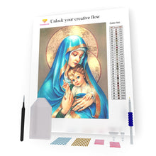 Load image into Gallery viewer, Mary And Young Jesus DIY Diamond Painting
