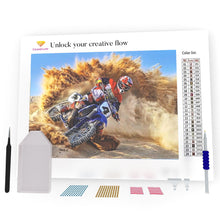 Load image into Gallery viewer, Moto Cross DIY Diamond Painting