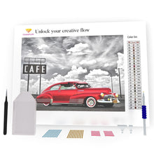 Load image into Gallery viewer, Old Red Car DIY Diamond Painting