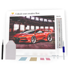 Load image into Gallery viewer, Red BMW DIY Diamond Painting