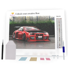 Load image into Gallery viewer, Red Car DIY Diamond Painting