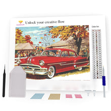 Load image into Gallery viewer, Red Car Art DIY Diamond Painting