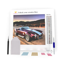 Load image into Gallery viewer, Red Car Near The Road DIY Diamond Painting