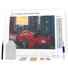 Load image into Gallery viewer, Red Ferrari DIY Diamond Painting