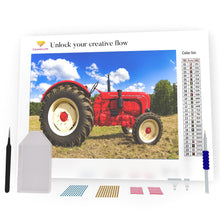 Load image into Gallery viewer, Red Truck DIY Diamond Painting