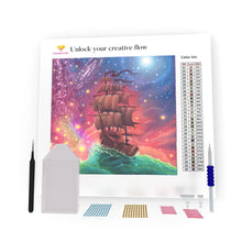 Load image into Gallery viewer, Sea Landscape Art With Ship DIY Diamond Painting