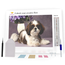 Load image into Gallery viewer, Shih Tzu DIY Diamond Painting