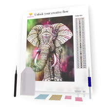 Load image into Gallery viewer, Space Elephant DIY Diamond Painting
