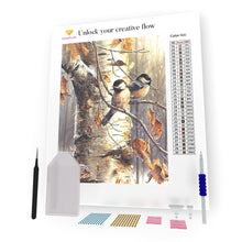 Load image into Gallery viewer, Titmouses DIY Diamond Painting