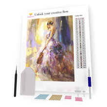 Load image into Gallery viewer, Violin Beauty DIY Diamond Painting
