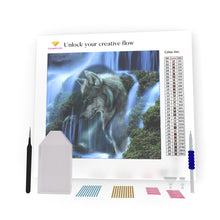 Load image into Gallery viewer, Waterfall Wolf DIY Diamond Painting