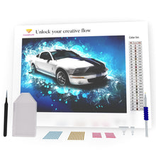 Load image into Gallery viewer, White Sport Car DIY Diamond Painting