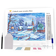 Load image into Gallery viewer, Winter Landscape DIY Diamond Painting