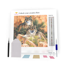 Load image into Gallery viewer, Wolves DIY Diamond Painting