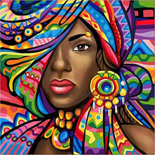 Load image into Gallery viewer, Abstract Woman DIY Diamond Painting