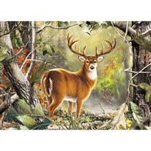 Load image into Gallery viewer, Beautiful Deer In Forest DIY Diamond Painting