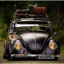 Load image into Gallery viewer, Black Car With Luggage DIY Diamond Painting