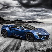 Load image into Gallery viewer, Blue Car In The Desert DIY Diamond Painting