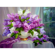 Load image into Gallery viewer, Bouquet In The Golden Vase DIY Diamond Painting