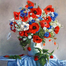 Load image into Gallery viewer, Bouquet With Different Flowers DIY Diamond Painting