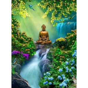 Buddha On the Waterfall DIY Diamond Painting