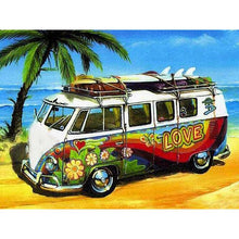 Load image into Gallery viewer, Bus _Love_ DIY Diamond Painting