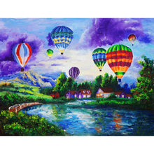 Load image into Gallery viewer, Fire Balloon DIY Diamond Painting
