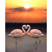 Load image into Gallery viewer, Flamingos DIY Diamond Painting