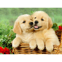 Load image into Gallery viewer, Golden Retrievers DIY Diamond Painting