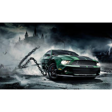 Load image into Gallery viewer, Green Tied Car DIY Diamond Painting