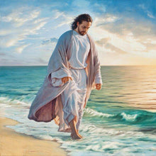 Load image into Gallery viewer, Jesus Near The Sea DIY Diamond Painting